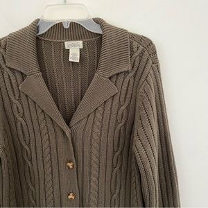 Vintage Sweater Cardigan Classic Elements Size M